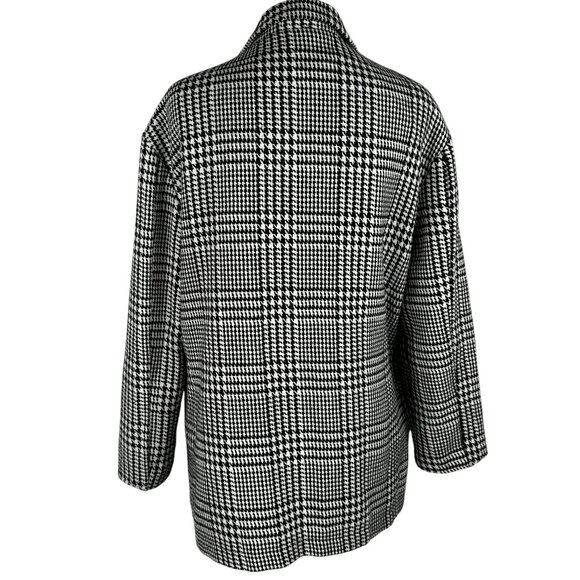 Like new Polly Black and White Houndstooth Double Breasted Blazer Size 6 - Picture 3 of 8